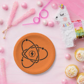 原子力発電エネルギー記号科学と技術 ペーパープレート (パーティー)