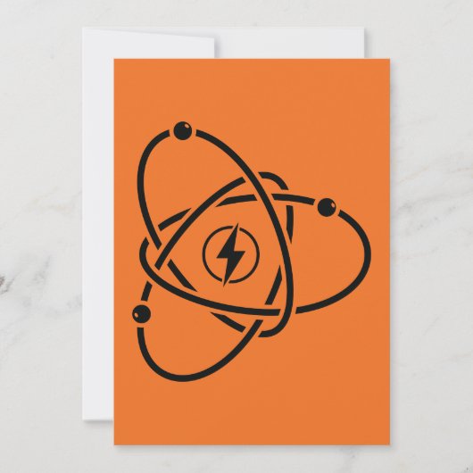 原子力発電エネルギー記号科学と技術 招待状 (正面)