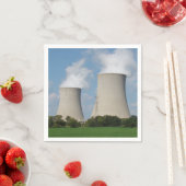 原子力発電所冷却塔 スタンダードカクテルナプキン (インサイチュ)