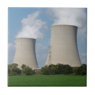原子力発電所冷却塔 タイル
