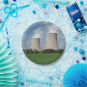 原子力発電所冷却塔 ペーパープレート (パーティー)