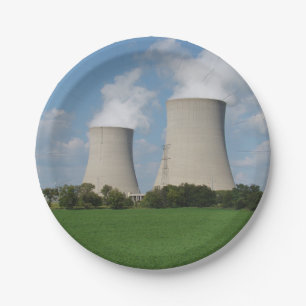 原子力発電所冷却塔 ペーパープレート