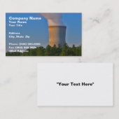 原子力発電所 名刺 (正面/裏面)