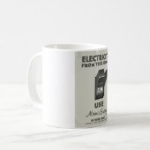 原子力発電 コーヒーマグカップ (正面左)