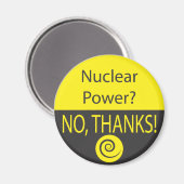 原子力発電？違う感謝してい! マグネット (正面/裏面)