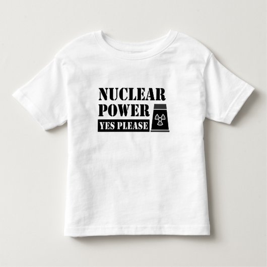 原子力発電Yes声明 トドラーTシャツ (正面)