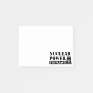 原子力発電Yes声明 ポストイット