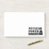 原子力発電Yes声明 ポストイット (デスク)
