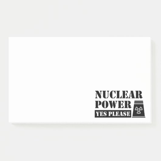 原子力発電Yes声明 ポストイット (正面)
