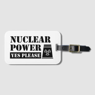 原子力発電Yes声明 ラゲッジタグ