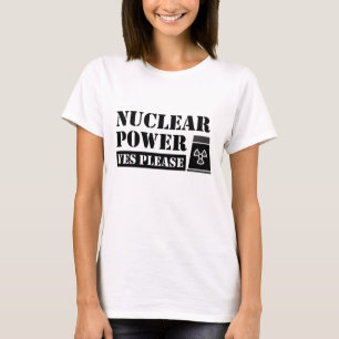 原子力発電Yes声明 Tシャツ
