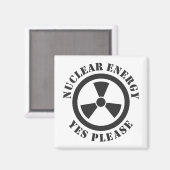 原子力、Yesを願う原子力投資企業 マグネット (正面/裏面)