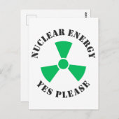 原子力Yes ポストカード (正面/裏面)