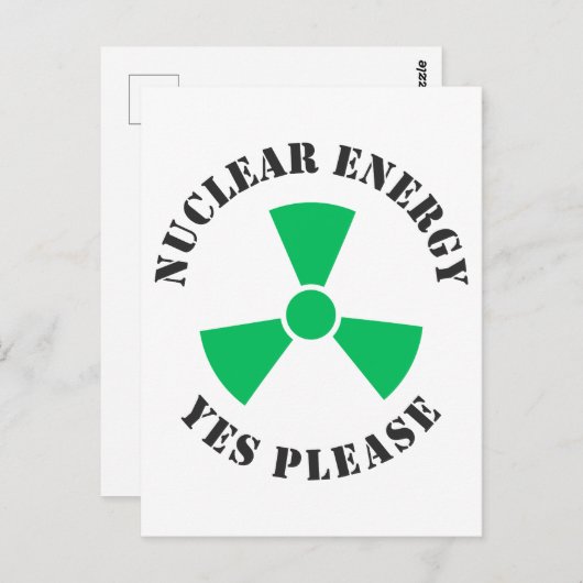 原子力Yes ポストカード (正面/裏面)