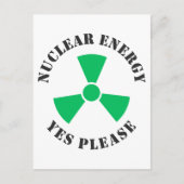 原子力Yes ポストカード (正面)