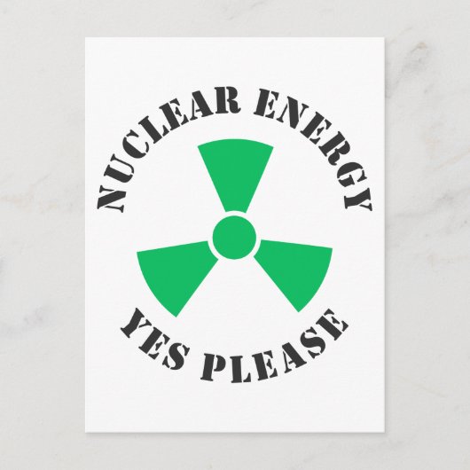原子力Yes ポストカード (正面)
