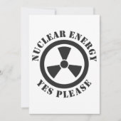 原子力Yes 招待状 (正面)