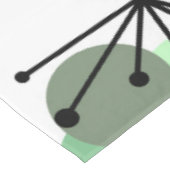 原子年代の分子ミントグリーン テーブルクロス (アングル)