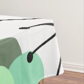 原子年代の分子ミントグリーン テーブルクロス (インサイチュ)