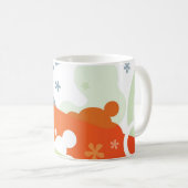 原子抽象的なマグ コーヒーマグカップ (正面右)