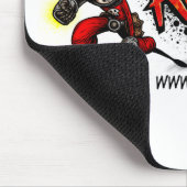 原子握りこぶしの穿孔器 マウスパッド (コーナー)