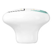 原子星ファンキーブーメランスクウェアミッドセンチュリー セラミックノブ (側面)