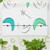 原子時代によってインスパイア世紀半ばのデザイン16 キッチンタオル (折り畳み)