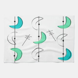 原子時代によってインスパイア世紀半ばのデザイン16 キッチンタオル