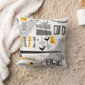 原子時代によってインスパイア抽象芸術 クッション (ブランケット)