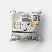 原子時代によってインスパイア抽象芸術 クッション (裏面)