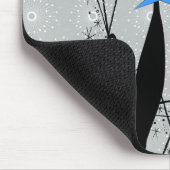 原子時代の世紀半ばのモダンのカッコいい猫の組 マウスパッド (コーナー)