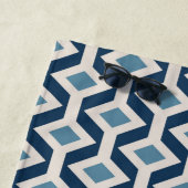 原子時代の刺激を受けたで幾何学的なパターン ビーチタオル (インサイチュ)