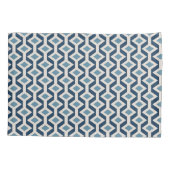 原子時代の刺激を受けたで幾何学的なパターン 枕カバー (裏面-左)