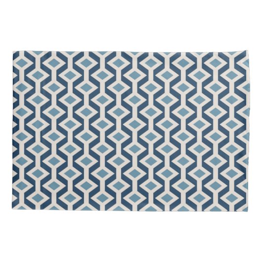 原子時代の刺激を受けたで幾何学的なパターン 枕カバー (裏面-左)