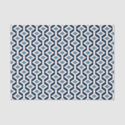 原子時代の刺激を受けたで幾何学的なパターン 薄葉紙 (正面)