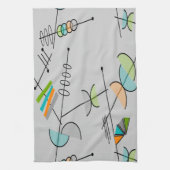 原子時代の刺激を受けたなランチョンマット#90 キッチンタオル (縦)