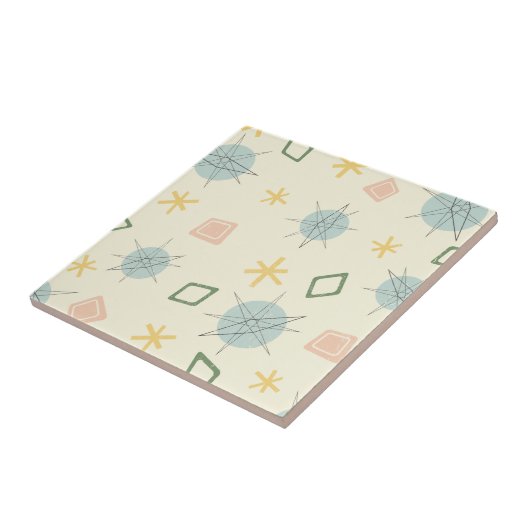 原子時代の惑星アート タイル (側面)