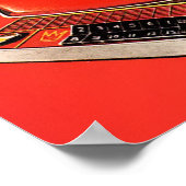 原子時代の未来的なコンピュータのタイプライター ポスター (角)