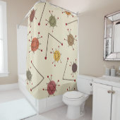 原子時代の秋 シャワーカーテン (インサイチュ)