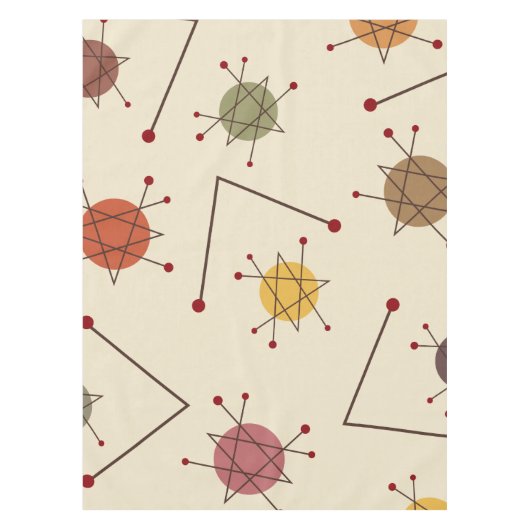 原子時代の秋 テーブルクロス (正面)