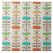 原子時代の記号数々のの色 タイル (正面)