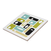 原子時代の長方形と楕円の世紀中頃 タイル (側面)