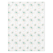 原子時代はっきりしたスターバストパターン世紀中頃 テーブルクロス (正面)