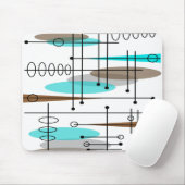 原子時代インスパイア半世紀デザイン13 マウスパッド (マウス)