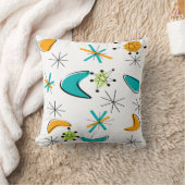 原子時代インスパイア枕デザイン3世紀中葉 クッション (ブランケット)