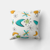 原子時代インスパイア枕デザイン3世紀中葉 クッション (裏面)