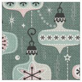 原子時代クリスマスオーナメント©studioxtine ファブリック (クローズアップ)