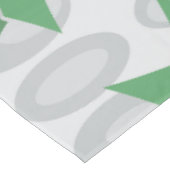 原子時代クリスマスホリーシルバー テーブルクロス (アングル)