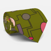 原子時代スタイルメンズタイ1950年代ヴィンテージスタイル ネクタイ (ロール)