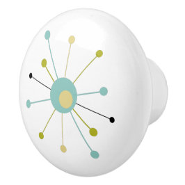 原子時代スターバストミッドセンチュリーモダン セラミックノブ